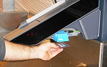 Barcode reader on High-Speed Cutter N 155 PRO
