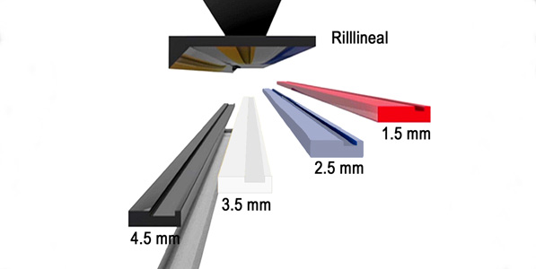 Guillo-Crease Rilleinrichtung