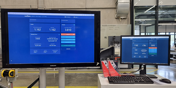 Alles im Blick: Mit dem intuitiven User-Interface sind alle Schneiddaten übersichtlich einsehbar.