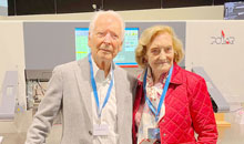 Augusto Monteiro, 96 Jahre alt auf seiner 17. Drupa